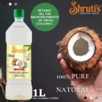 Shrutis Cold Pressed (kachi Ghani) Coconut Oil 1000 ML