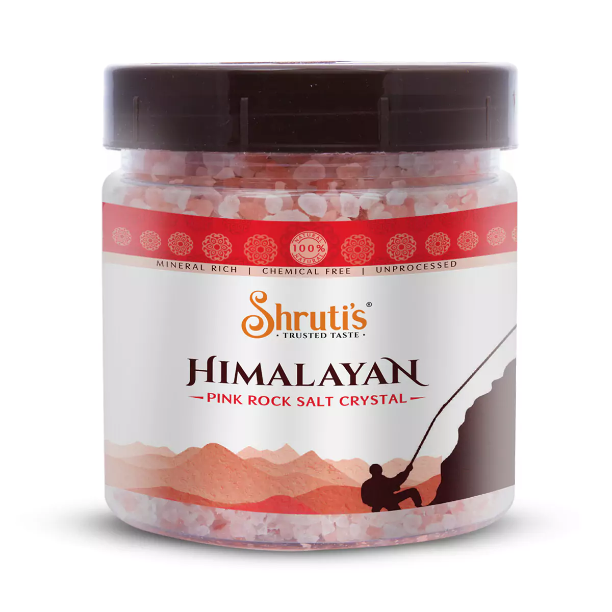 Shrutis Pink Salt Crystals 454 gm